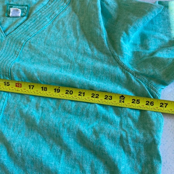 Sigrid Olsen women’s linen blend top - Picture 6 of 7